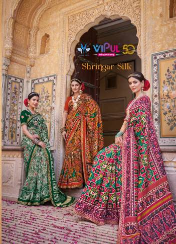 SHRINGAR SILK BY VIPUL PATOLA SILK SAREE MANUFACTURER IN INDIA